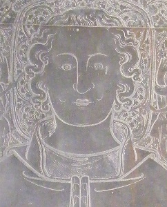 Kings Lynn - St Margaret Robert Braunche 1364 and wives Letitia and Margaret